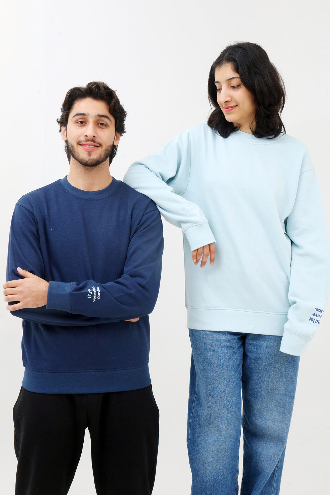 Ocean Waves Couple Sweatshirts