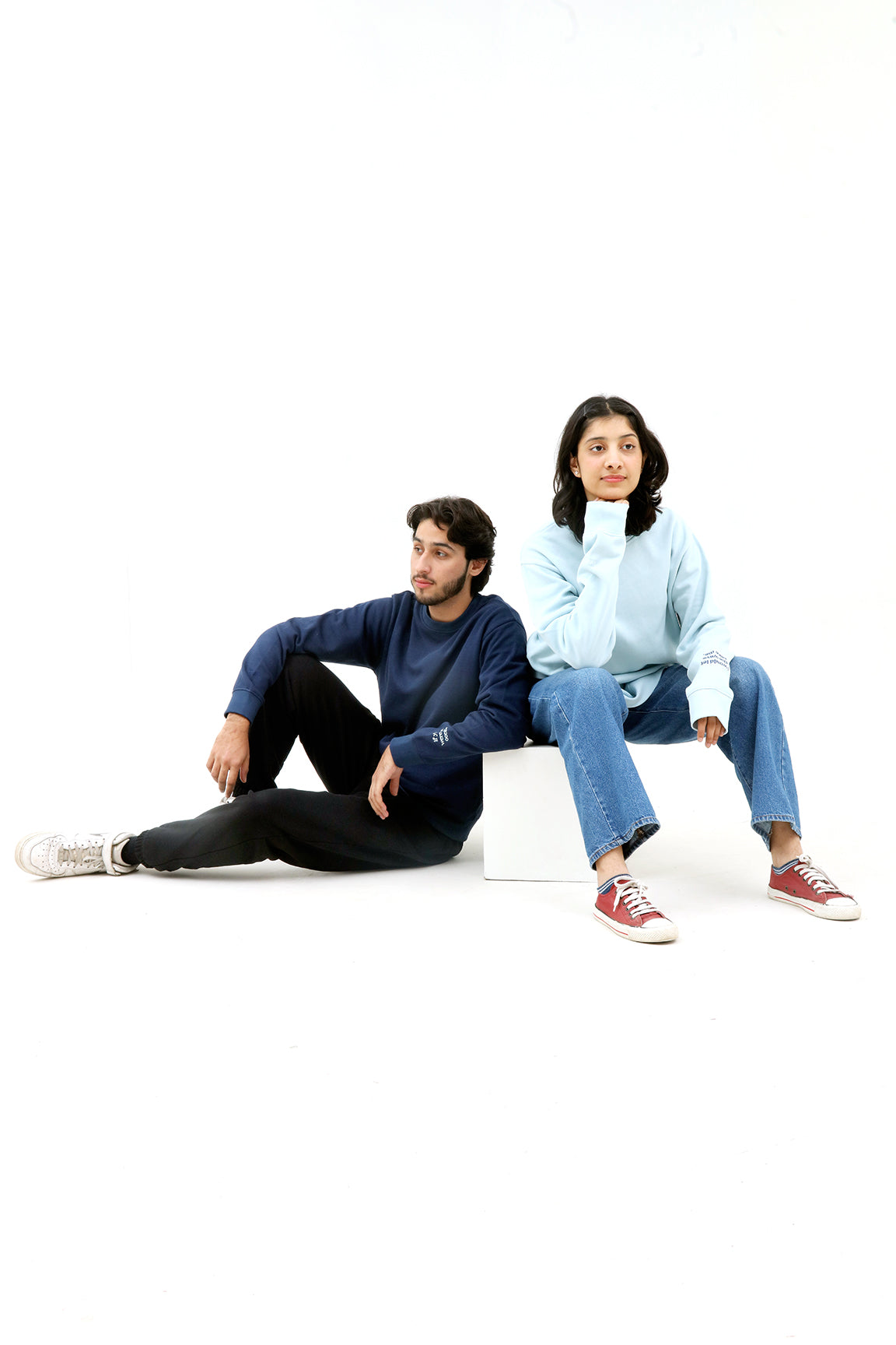 Ocean Waves Couple Sweatshirts