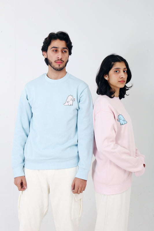 Blush & Sky Couple Sweatshirts