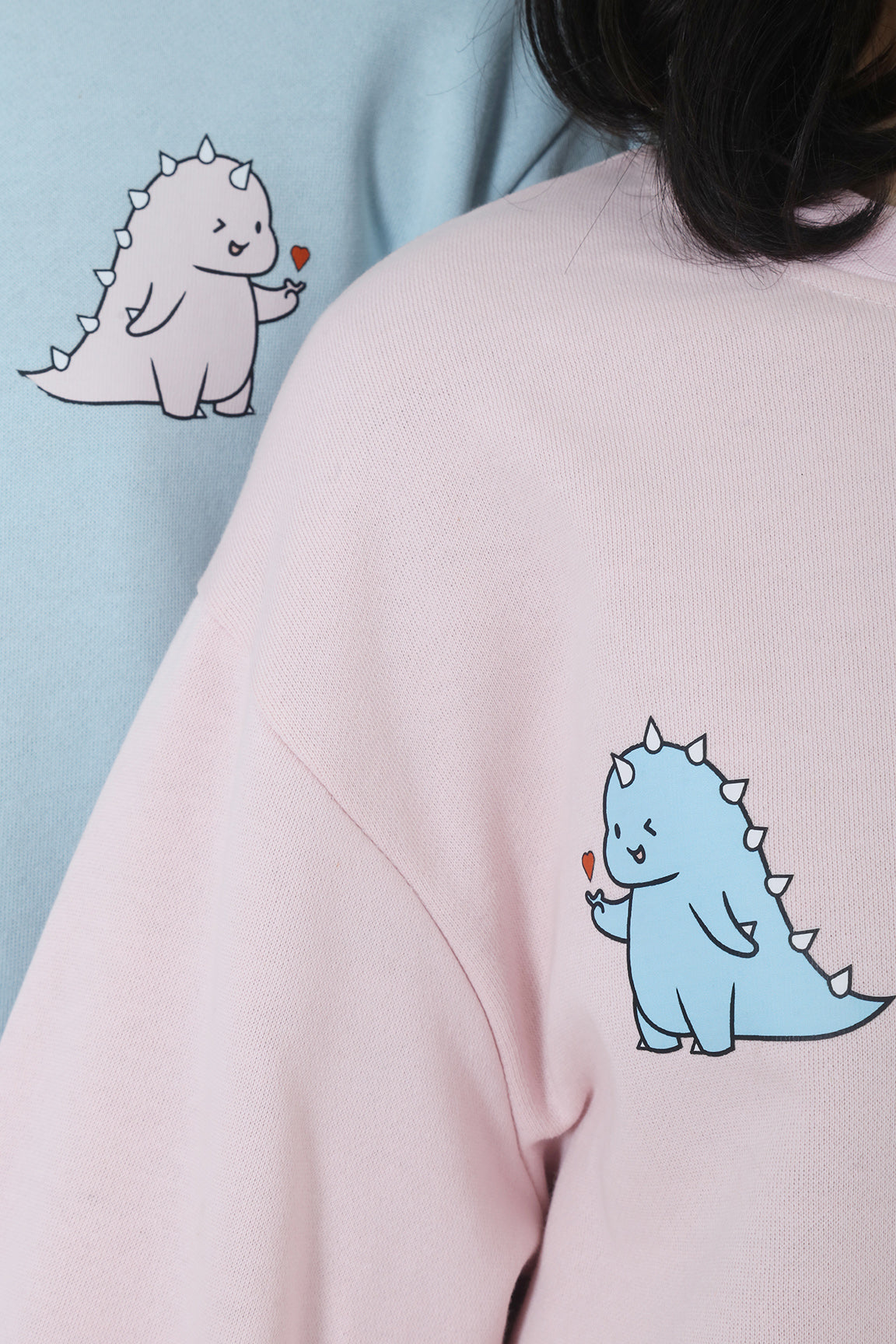 Blush & Sky Couple Sweatshirts