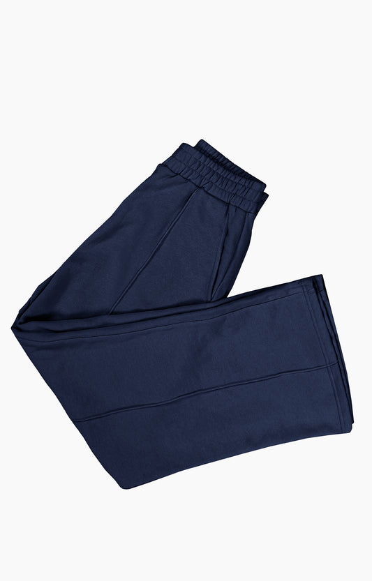 Straight Pleated Trouser Navy